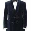 Men Blue Blazer Coats Elegant Luxury Designer Party Wear Jacket