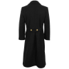 Black Navy Wool Great Coat – Winter Trench Naval Military