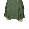 OLIVE GREEN UTILITY KILT