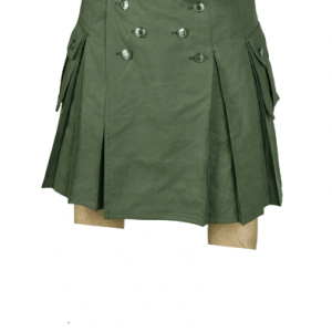 OLIVE GREEN UTILITY KILT