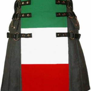 New Great Fashion Italian Flag Kilt