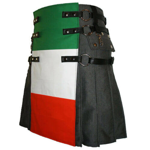 New Great Fashion Italian Flag Kilt