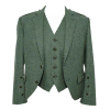 Green Tweed kilt Jacket and WaistCoat