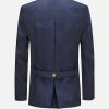 Blue Trachten Jacket Men’s Serge Wool Jacket Traditional Oktoberfest Custom1