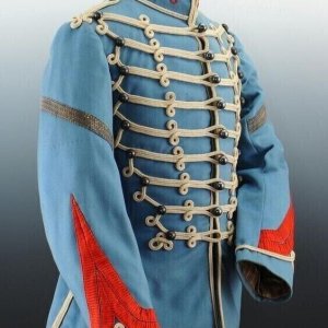 New Hussar De Senlis Model 1872 Modified 1887-1899 Blue Coat With Expedited Ship