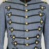 New Men's Coat Grey American Military Uniform Braids Black Jacket, Trousers, Uni