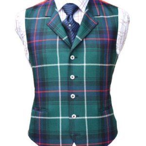 New Scottish Argyle Kilt Mackenzie Tartan Jacket And Vest Wool Argyll Wedding