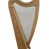 22 Strings Ash wood Celtic Irish Harp, Carry bag & Book