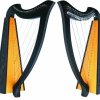 BRAND NEW 22 STRINGS SHARPING LEVERS HARP WITH CASE + EXTRA STRINGS