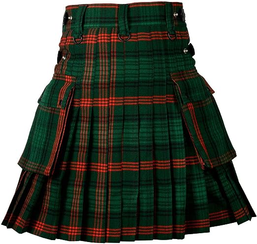 Best Modern Acrylic Wool Leather Straps Utility Kilt2