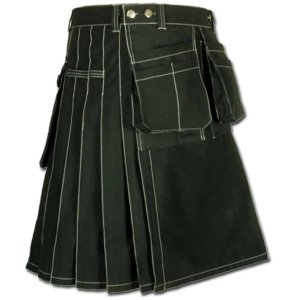 Black Work wear kilt for Working Men