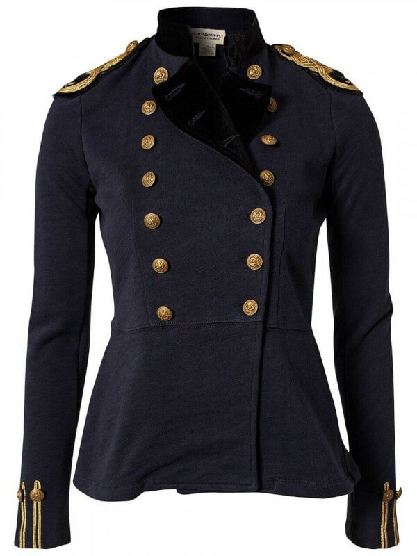 Blue Ladies Officer’s Wool Coat Braid