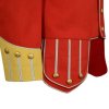 Brand New 100% Wool Blend white Trim Red Military Doublet Pipe Band Jacket2