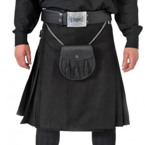 Breton Cornish Black Kilt