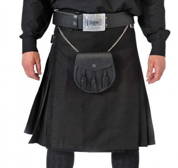 Breton Cornish Black Kilt