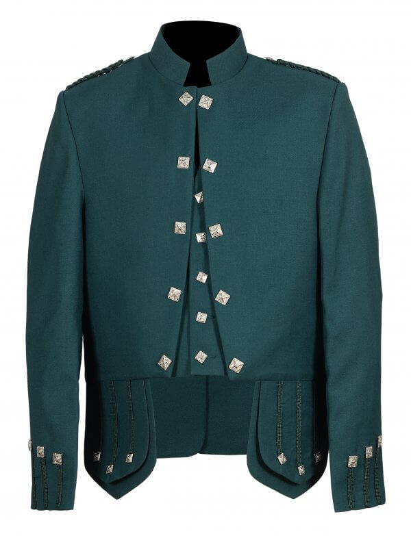 Green Sheriffmuir Doublet Jacket with Waistcoat