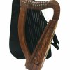 Irish Harp 12 Strings, Shesham Wood + Free Carry Bag & Tuning key