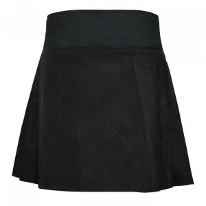 Ladies Knee Length Black Kilt Skirt 20″ Length Tartan Pleated