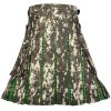 Men Military Digital Camo Utility Hybrid Kilt Irish Tartan Under Pleated1