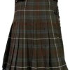 Men's Fraser Weathered Tartan Kilt Active Wedding Kilt Steampunk-Scottish Fashion Modern Highlander Kilt