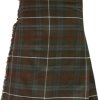 Men’s Fraser Weathered Tartan Kilt Active Wedding Kilt Steampunk-Scottish Fashion Modern Highlander Kilt2