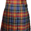 Men’s LGBT Pride Tartan Kilt Active Wedding Kilt Steampunk-Scottish Fashion Modern Highlander Kilt