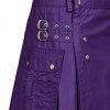 Men’s Purple Utility Kilt Made in 100% Cotton1