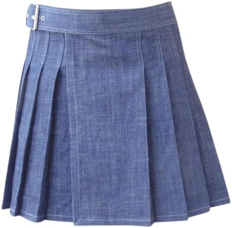 Men’s Unique Blue Denim Scottish Kilt