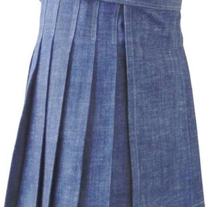 Men’s Unique Blue Denim Scottish Kilt