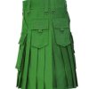 New Stylish Men Green Fashion Kilt1