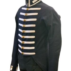 Pre-Civil War, M-1832 style Militia "Legion" Tailcoat, Navy Blue Tunic Wool Coat