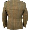 Scottish Argyle Kilt Jacket & Vest Men’s New Green Tweed Wedding Jacket1