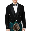 Scottish Mens Prince Charlie Kilt Jacket with Waistcoat Vest