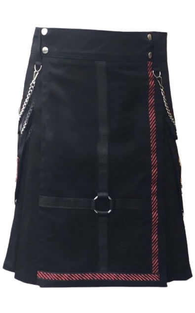 Standard Black Utility Kilt