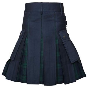 Utility Kilt Cotton Hybrid Modern Tartan Kilt New For Men’s