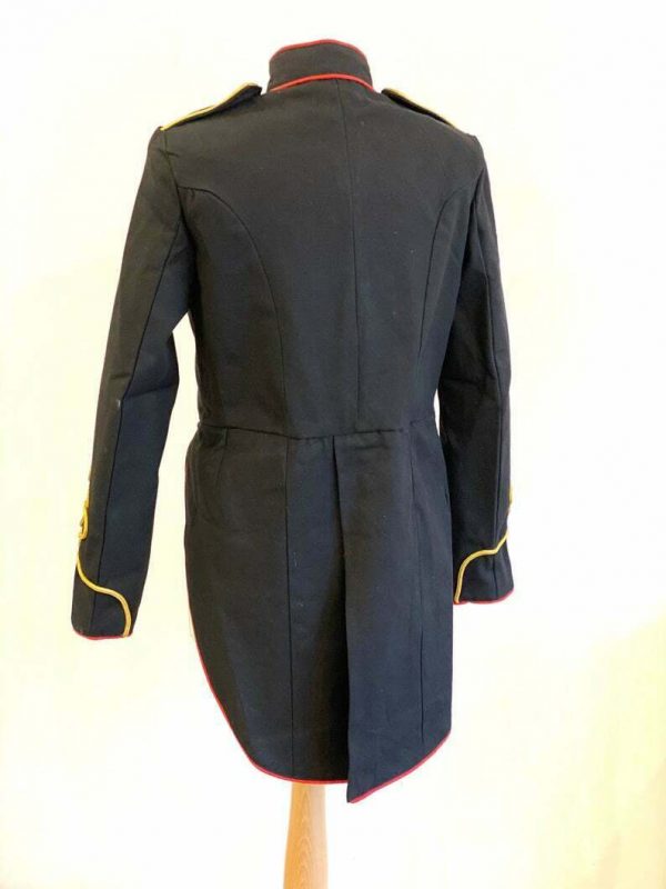 Women’s Ring Master Hussar Officers Black Red Tail Coat1