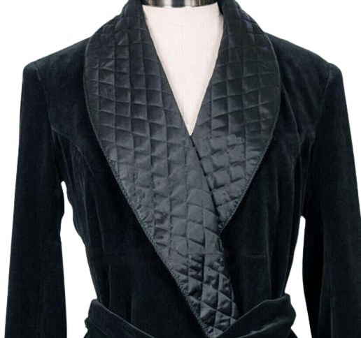 Velvet Men Smoking Jackets Robes Shawl Lapel Dinner Party Wear Vintage Blazers1