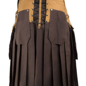 CARAMEL & BROWN WORKMAN UTILITY KILT