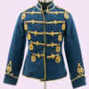 Men Blue Imperial Prussian HussarTunic Jacket