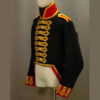 New British Artillery Gunner Officer Royal Black Gold Wool Jacket2