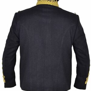 New Napoleonic Hussar Uk36R Uniform Miltary Style Tunic Pelisse Jimmi Hendrix Jacket