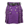 PURPLE MINI UTILITY KILT FOR WOMEN1