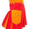 RED AND ORANGE UTILITY KILT