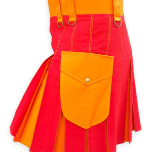 RED AND ORANGE UTILITY KILT