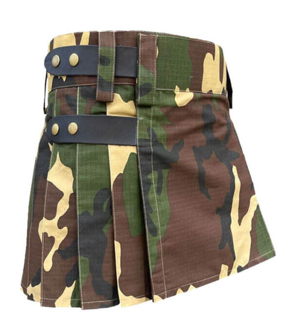 WOMEN WOODLAND CAMO MINI KILT