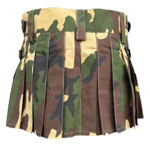 WOMEN WOODLAND CAMO MINI KILT