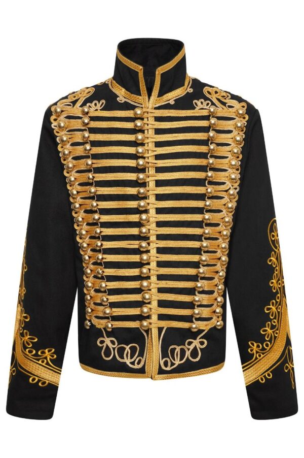 MEN’S ADAM LUXE MILITARY DRUMMER BLACK PARADE JACKET