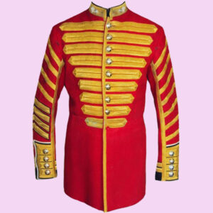 Men's Grenadier Guards Drum Major Jacket,Men fashion braided jacket