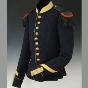 New 1864 42nd Regiment Tunique Basqine Troupe Fusilier Navy Blue Coat