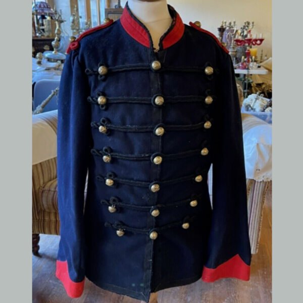 New 19th Century Artillery French Officers Navy Blue Wool Jacket